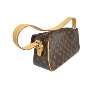 Louis Vuitton Semi Bag Shoulder Cite Brown Leather Monogram Viva